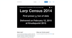Desktop Screenshot of larpcensus.org